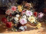 unknow artist Floral, beautiful classical still life of flowers.070 France oil painting artist
